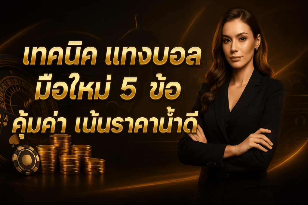 เทคนิค แทงบอล มือใหม่