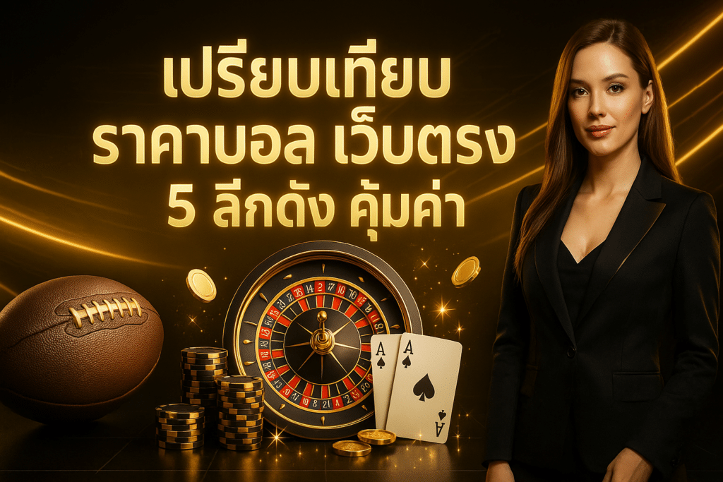 เปรียบเทียบ ราคาบอล เว็บตรง